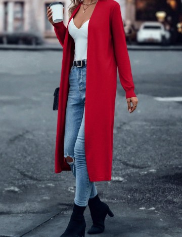 Cardigan SHEIN, rosu
