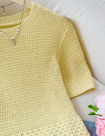 Bluza SHEIN CURVE, galben