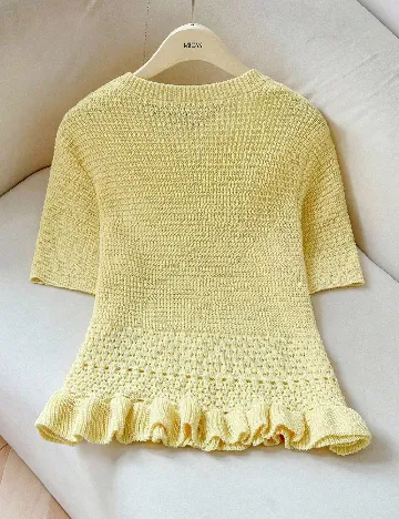 Bluza SHEIN CURVE, galben