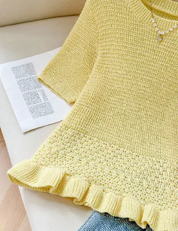 Bluza SHEIN CURVE, galben