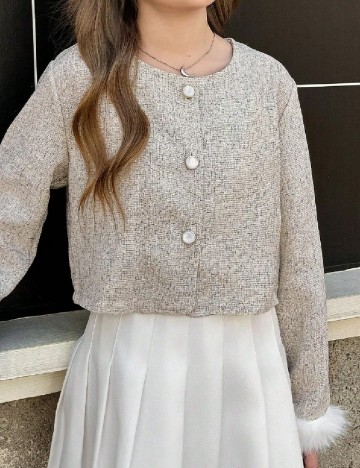 Jacheta Shein Kids, bej