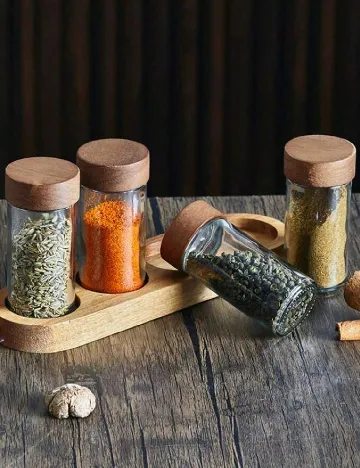 Recipient pentru condimente SHEIN, transparent