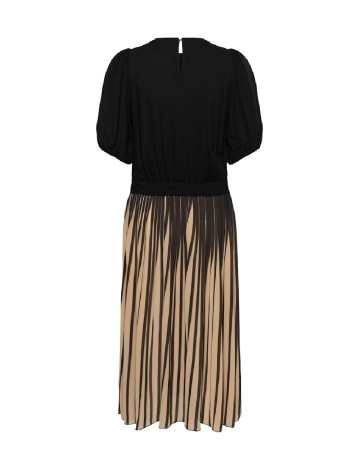 Rochie medie Culture, negru/crem