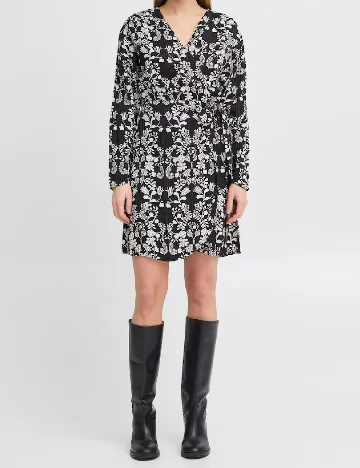 Rochie scurta Ichi, negru