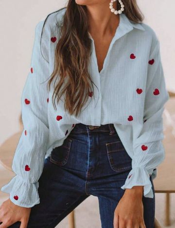 Camasa SHEIN, albastru