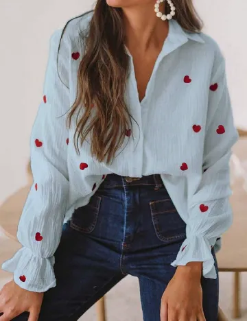 Camasa SHEIN, albastru