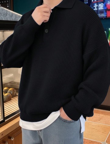 Pulover SHEIN, negru