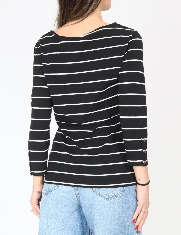 Bluza C&A, negru/alb