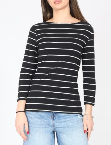 Bluza C&A, negru/alb