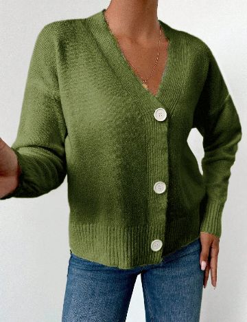 Cardigan SHEIN, verde