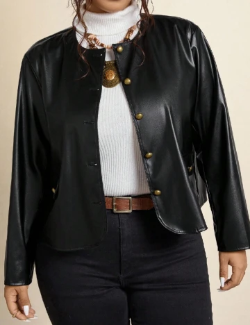 Jacheta SHEIN CURVE, negru