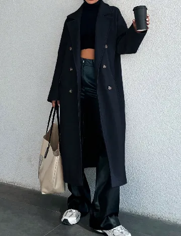 Palton SHEIN, bleumarin