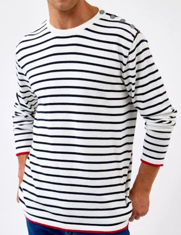 Bluza Kronstadt, alb/negru