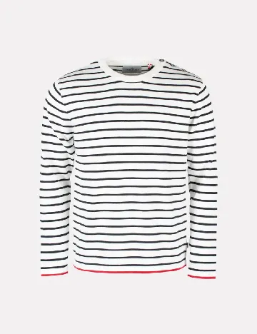 Bluza Kronstadt, alb/negru