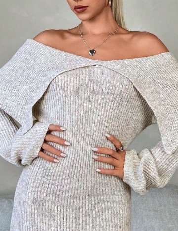 Rochie lunga SHEIN, gri