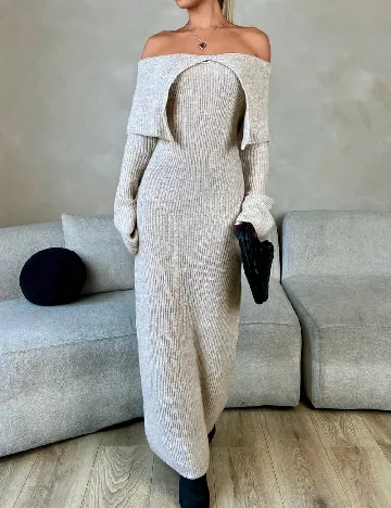 Rochie lunga SHEIN, gri