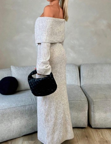 Rochie lunga SHEIN, gri