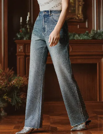 Blugi Anewsta, albastru