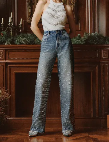 Blugi Anewsta, albastru