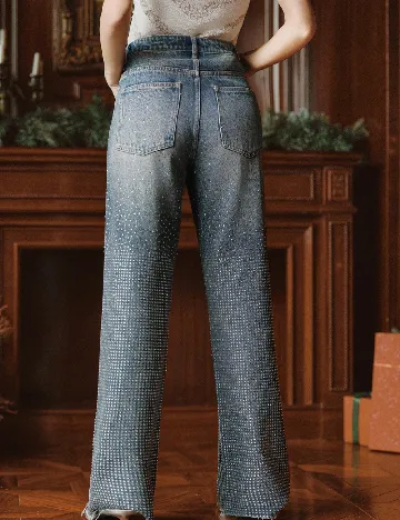 Blugi Anewsta, albastru