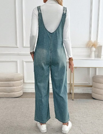 Salopeta SHEIN, albastru