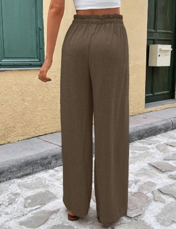 Pantaloni SHEIN, maro