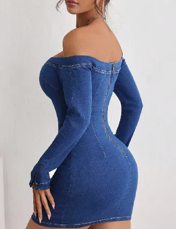 Rochie scurta SHEIN, albastru