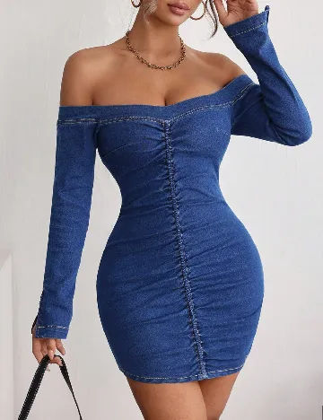 Rochie scurta SHEIN, albastru