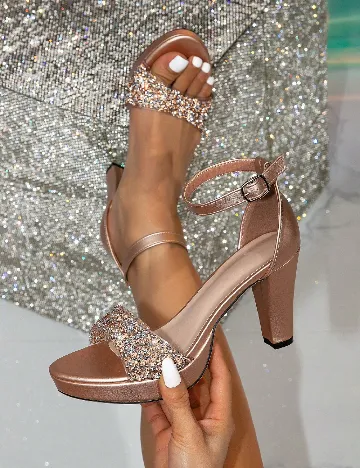 Sandale SHEIN, auriu