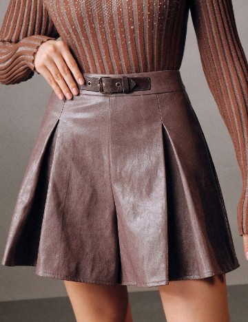 Pantaloni scurti Anewsta, roz pudra