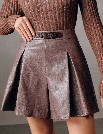 Pantaloni scurti Anewsta, roz pudra