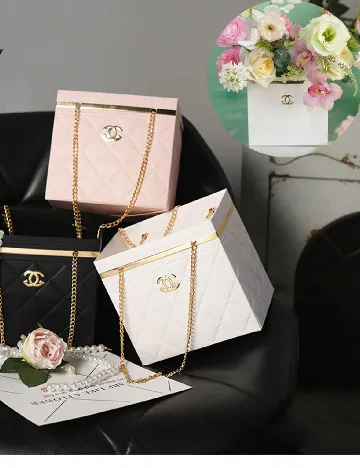 Cutie pentru buchet de flori SHEIN, alb