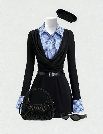 Rochie scurta SHEIN, negru