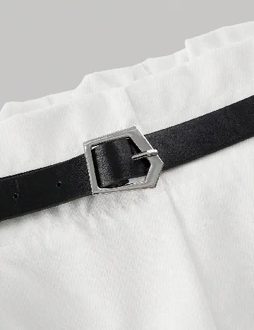 Pantaloni SHEIN CURVE, alb