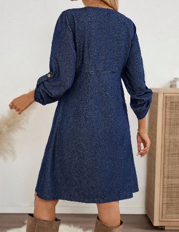 Rochie scurta SHEIN, bleumarin