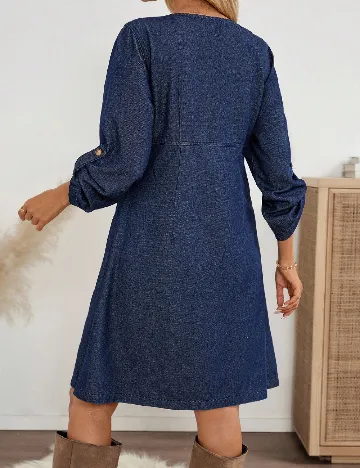 Rochie scurta SHEIN, bleumarin