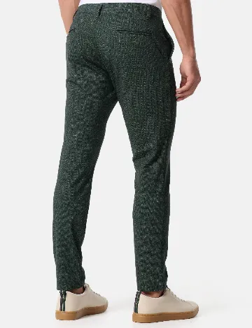 Pantaloni Jeff Urban Tailoring, verde inchis