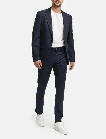 Pantaloni Jeff Urban Tailoring, bleumarin