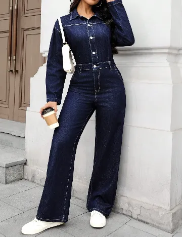 Salopeta SHEIN, albastru