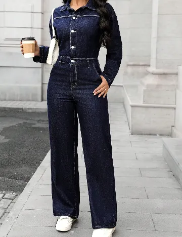 Salopeta SHEIN, albastru