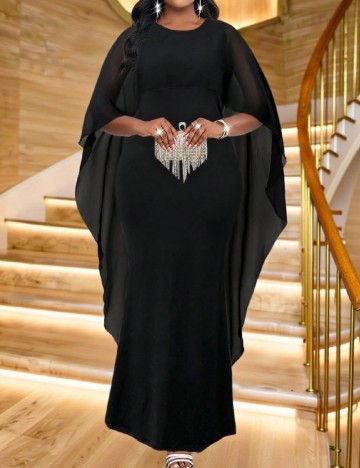 Rochie lunga SHEIN CURVE, negru