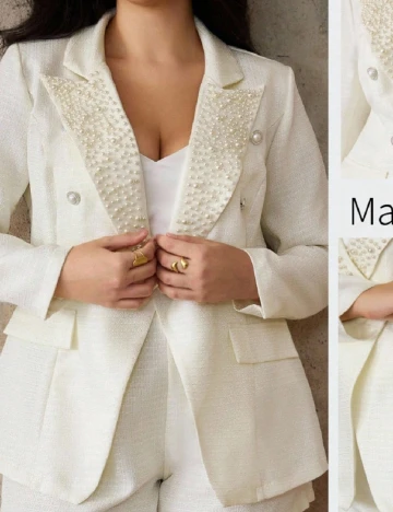 Compleu SHEIN CURVE, ecru