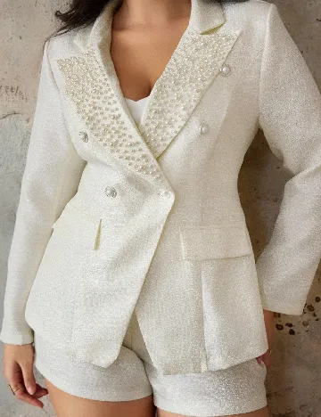 Compleu SHEIN CURVE, ecru