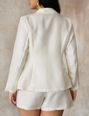 Compleu SHEIN CURVE, ecru