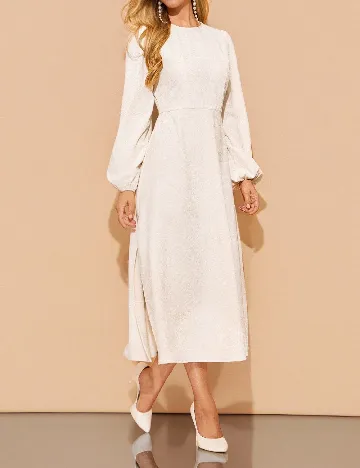 Rochie medie SHEIN, alb