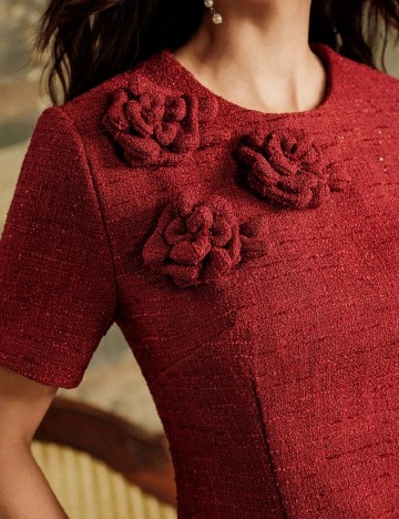 Rochie scurta Anewsta, rosu