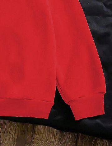 Bluza Shein Kids, rosu