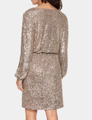 Rochie scurta Saint Tropez, bej