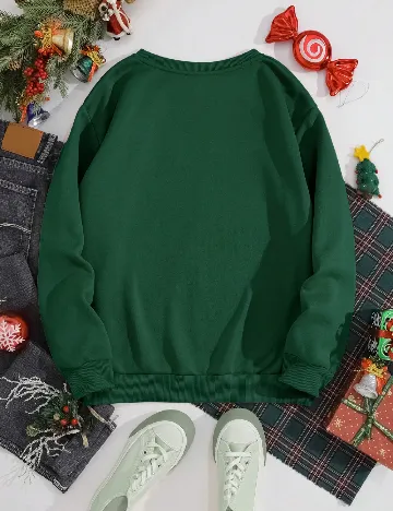 Bluza SHEIN CURVE, verde