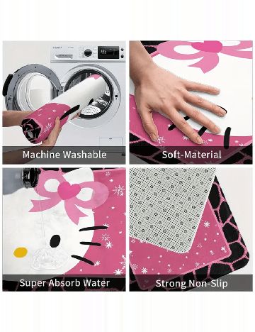 Covoras pentru baie SHEIN, roz